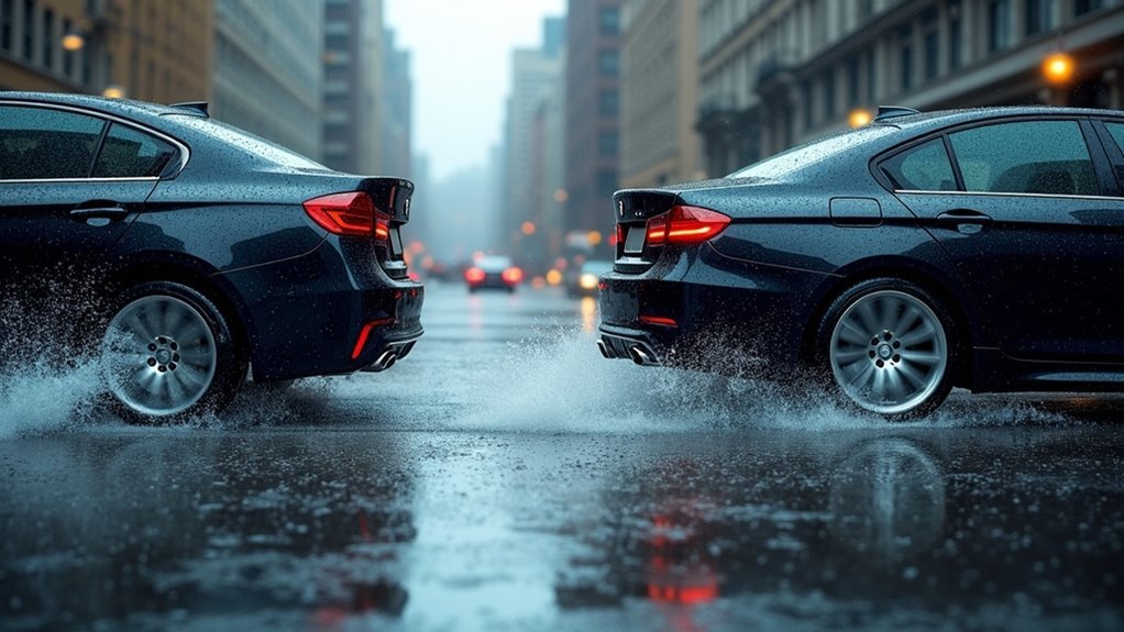 brakes performance in rain