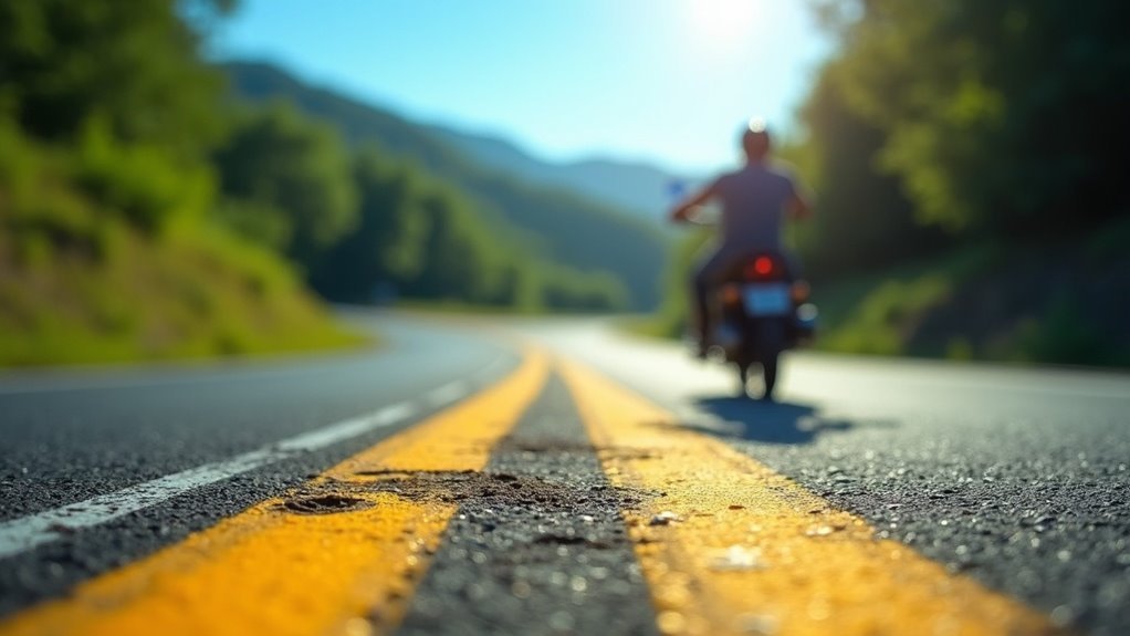 confusing lane markings for riders