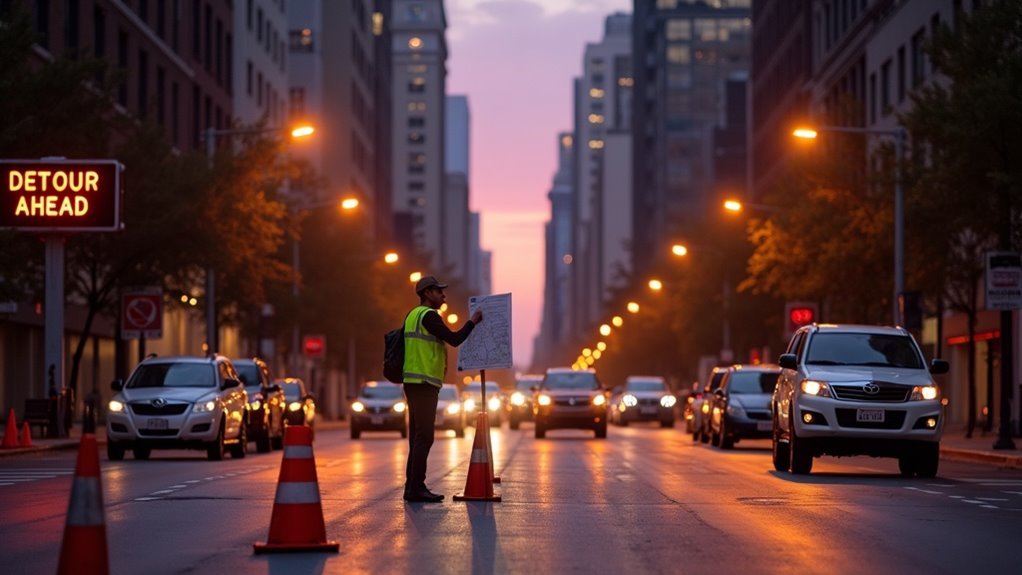 construction detours change weekly