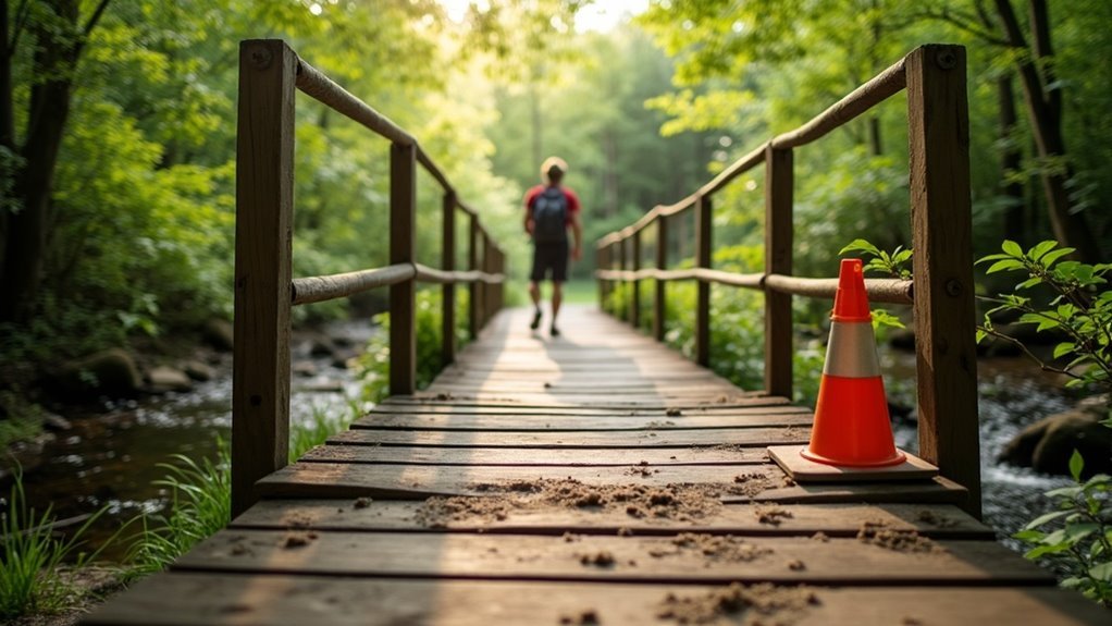 identifying safe trail crossings