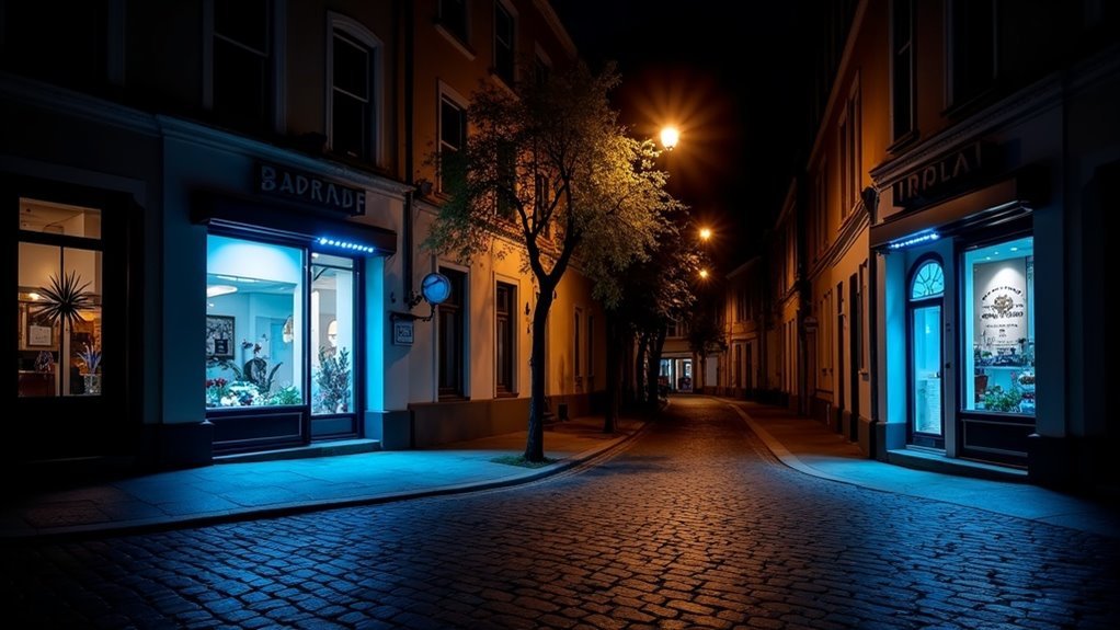 night visibility lighting setups