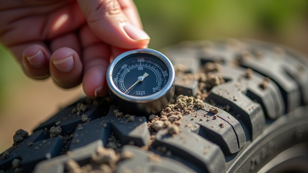 optimal pressure for terrain
