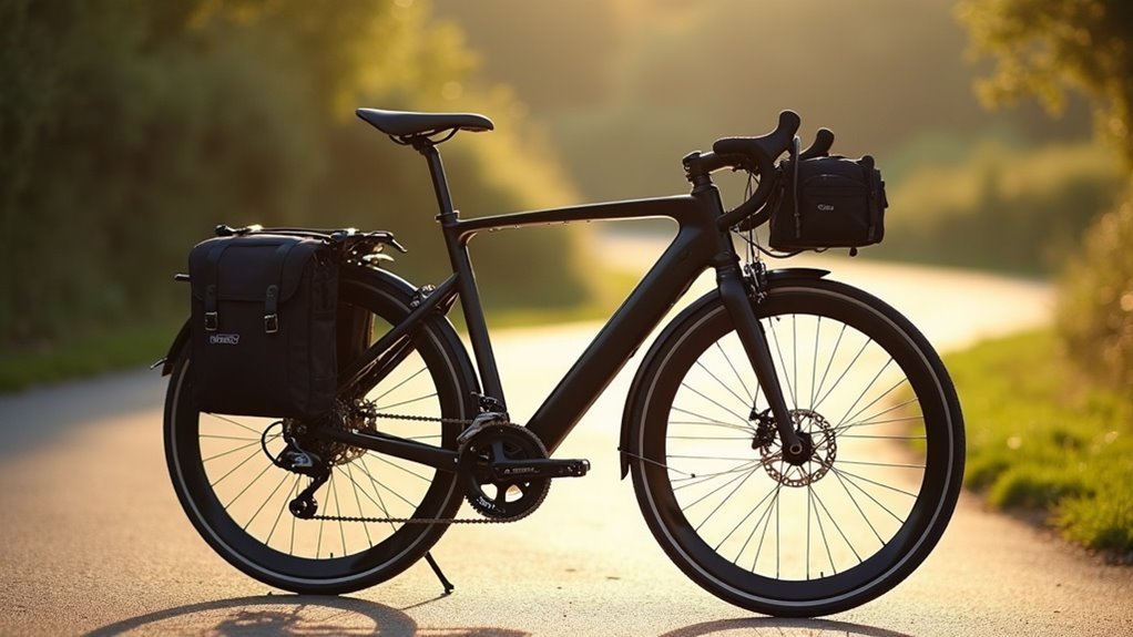 pannier placement affects handling