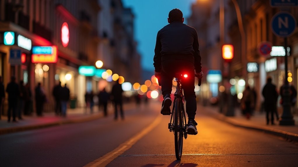 pedal reflectors on streets