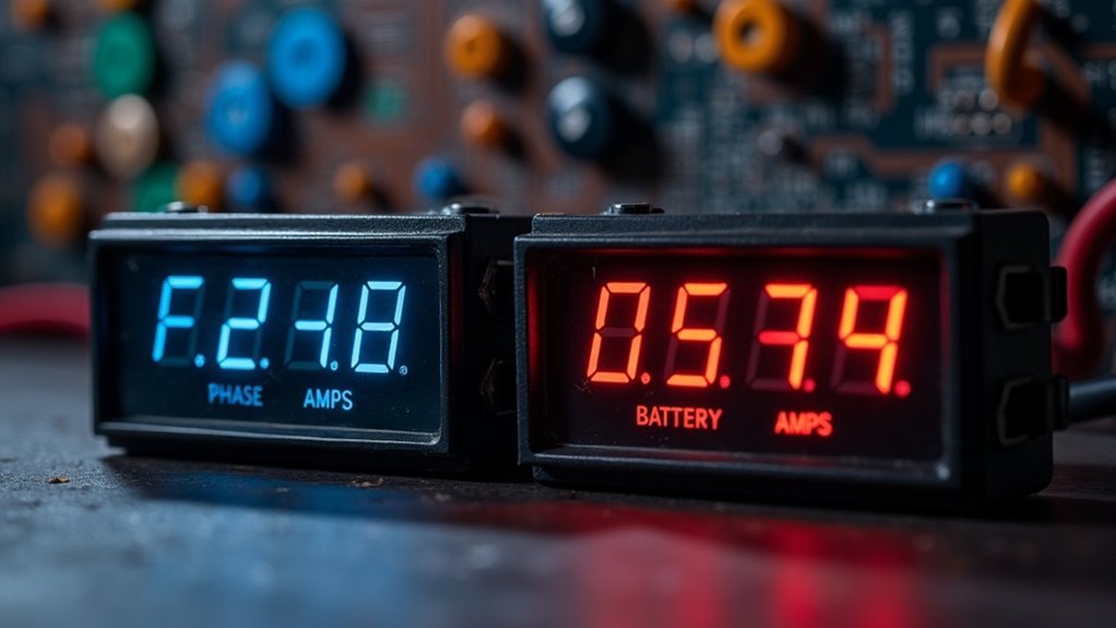 phase amps versus battery amps