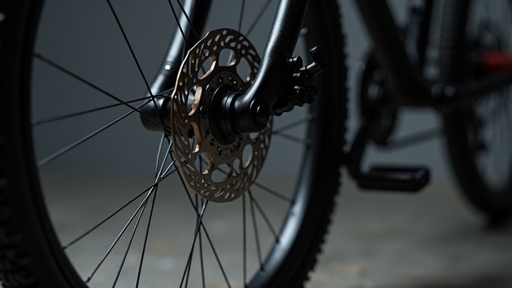 prevent kickstand rotor clash