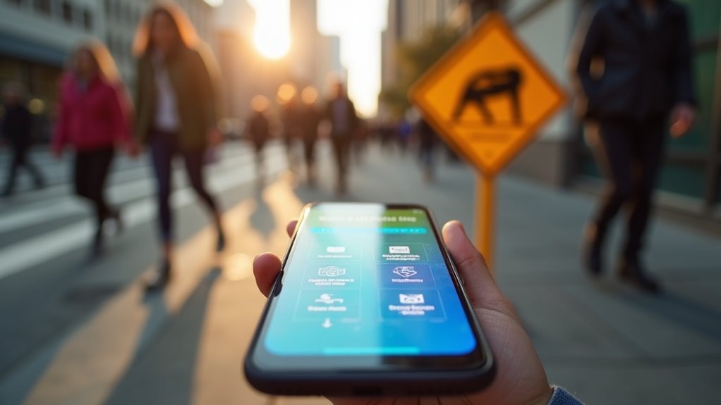 report hazards via apps