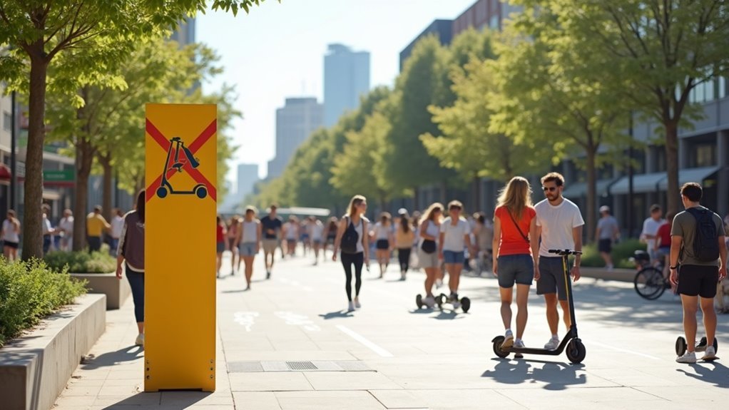 scooter dismount zones enforcement