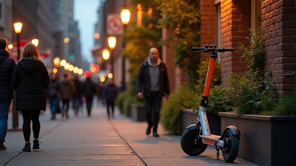 sidewalk regulations for scooters
