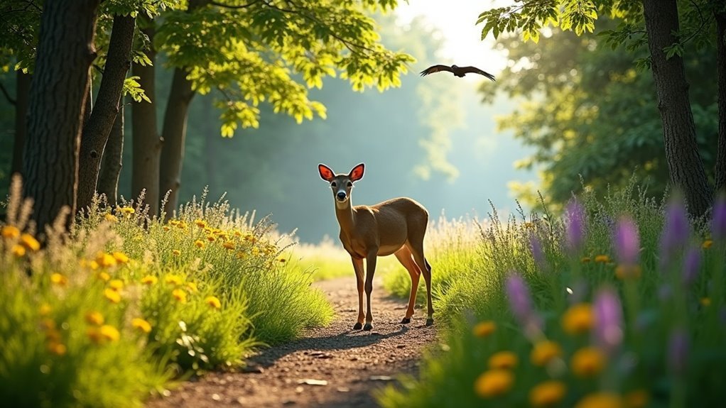 wildlife encounters on trails